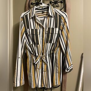 Multi coloured shirt/dress, size Medium